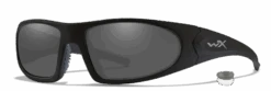 Wiley X Romer 3 Sunglasses 2 Lens Pack ~ Smoke Grey -Clear With Matte Black Frame
