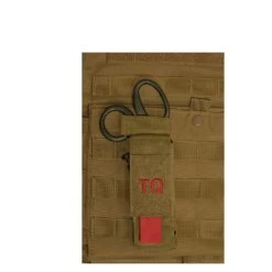 Rothco MOLLE Tactical Tourniquet And Shear Holder Pouch -Outdoor Sports Equipment Store 2123 Coyote E