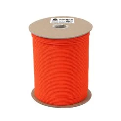 Rothco Nylon Paracord 550lb 1000 Ft Spool- Safety Orange