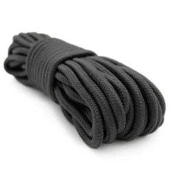 9mm (3/8") X 50' Nylon Braided Rope - Black
