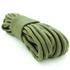 9mm (3/8") X 50' Rope - Olive Green Nylon Braided