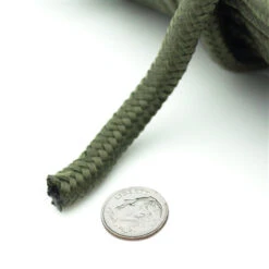 9mm (3/8") X 50' Rope - Olive Green Nylon Braided -Outdoor Sports Equipment Store 229G 4T
