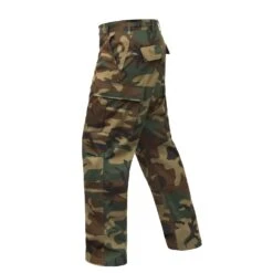Rothco Relaxed Fit Zipper Fly BDU Pants - Woodland Camo -Outdoor Sports Equipment Store 2941 C1