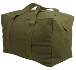 Rothco Canvas Parachute Cargo Bag -Outdoor Sports Equipment Store 3123 OD Flat HR2