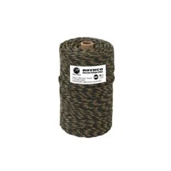 Rothco Nylon Paracord 550lb 300 Ft Tube - Woodland Camo
