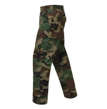 Rothco Rip-Stop BDU Pant - Woodland Camo 2 Rothco Rip-Stop BDU Pant - Woodland Camo - Image 2
