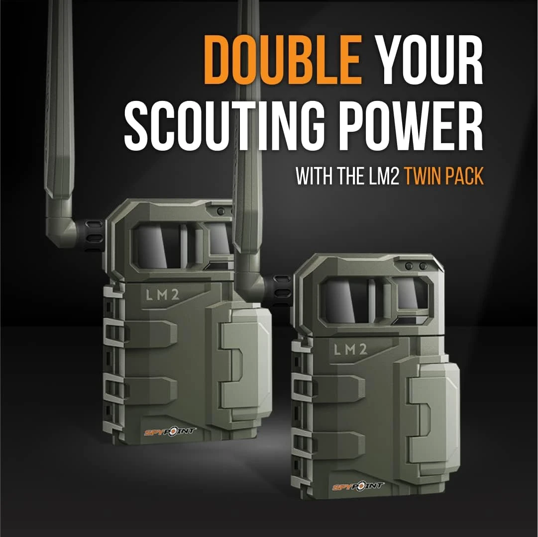 SpyPoint LM2 Cellular Trail Camers Twin Pack 2 SpyPoint LM2 Cellular Trail Camers Twin Pack - Image 2