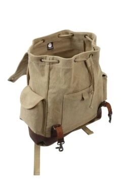 Rothco Vintage Expedition Rucksack -Outdoor Sports Equipment Store 8708 Open Universal Khaki HR