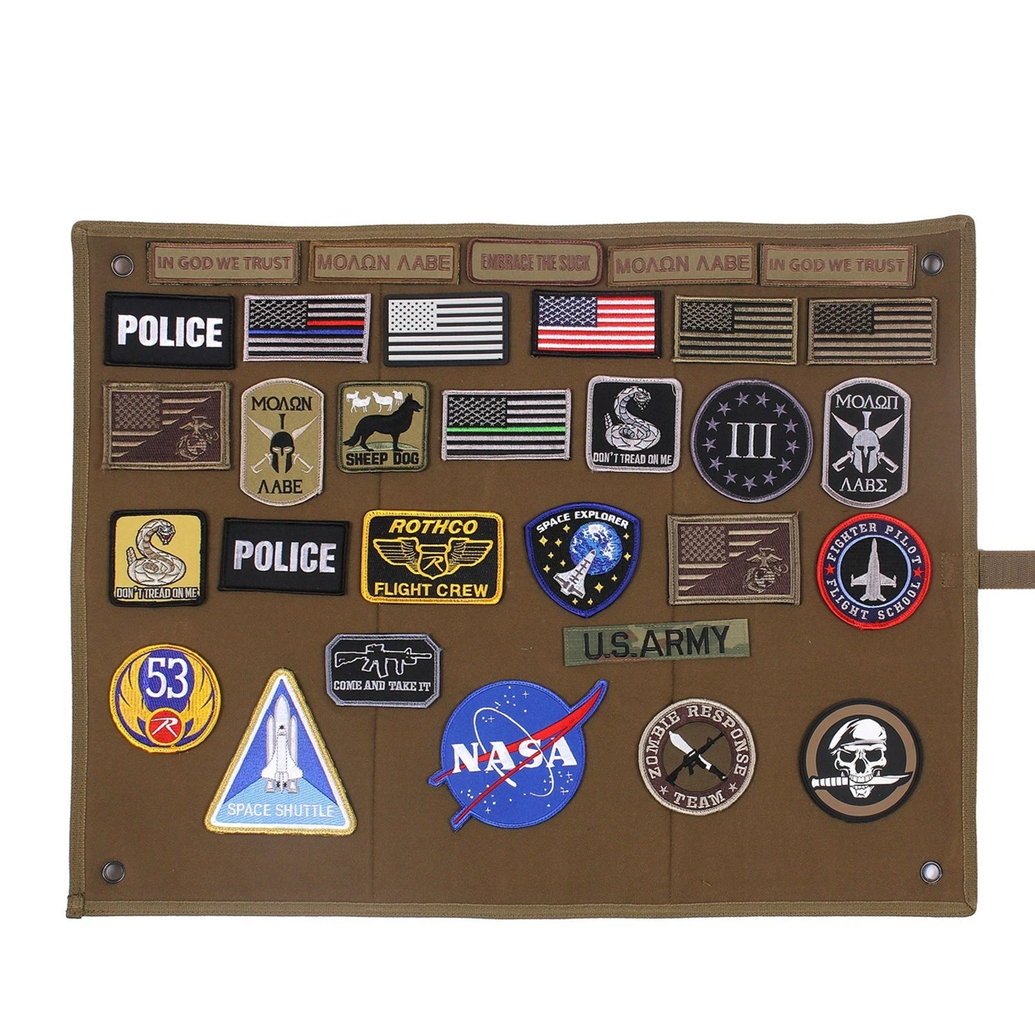 Rothco Hanging Roll-Up Morale Patch Board 1 Rothco Hanging Roll-Up Morale Patch Board