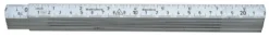 Hultafors Aluminium Folding Rule A61 2M, 10 Sections