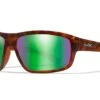 Wiley X Contend Sunglasses - Polarized Green Mirror Lens