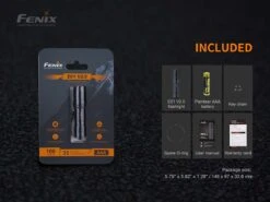 Fenix E01 V2.0 100 Lumens AAA Flashlight 32 Fenix E01 V2.0 100 Lumens AAA Flashlight -Outdoor Sports Equipment Store E01 V2.0 flashlight included