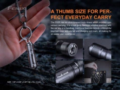 Fenix E02R Rechargeable 200 Lumen Keychain Light -Outdoor Sports Equipment Store E02R E7