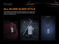 Fenix E03R 260 Lumens Keychain Flashlight 16 Fenix E03R 260 Lumens Keychain Flashlight -Outdoor Sports Equipment Store E03R E 03