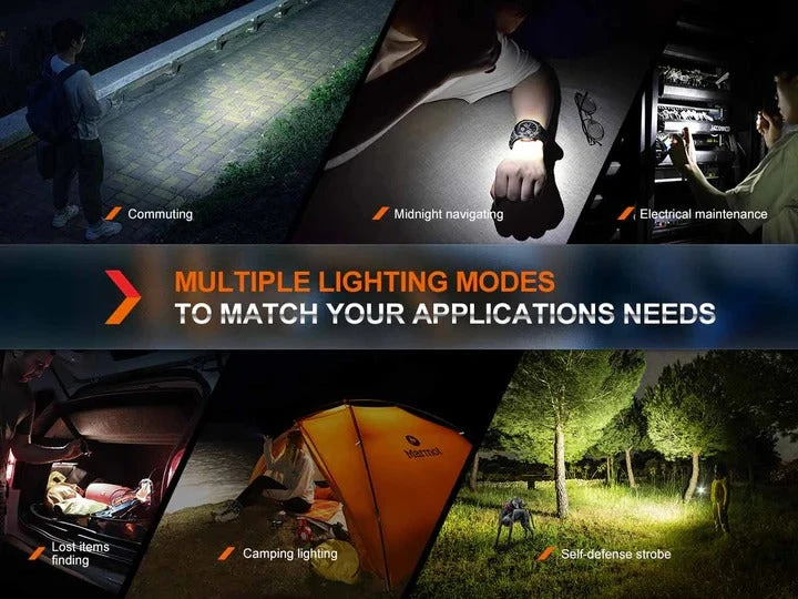 Fenix E18R V2.0 Rechargeable EDC Flashlight 9 Fenix E18R V2.0 Rechargeable EDC Flashlight - Image 9