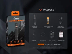Fenix E35R Rechargeable High-Performance EDC Flashlight -Outdoor Sports Equipment Store E35R E 16.jpg Good2goco