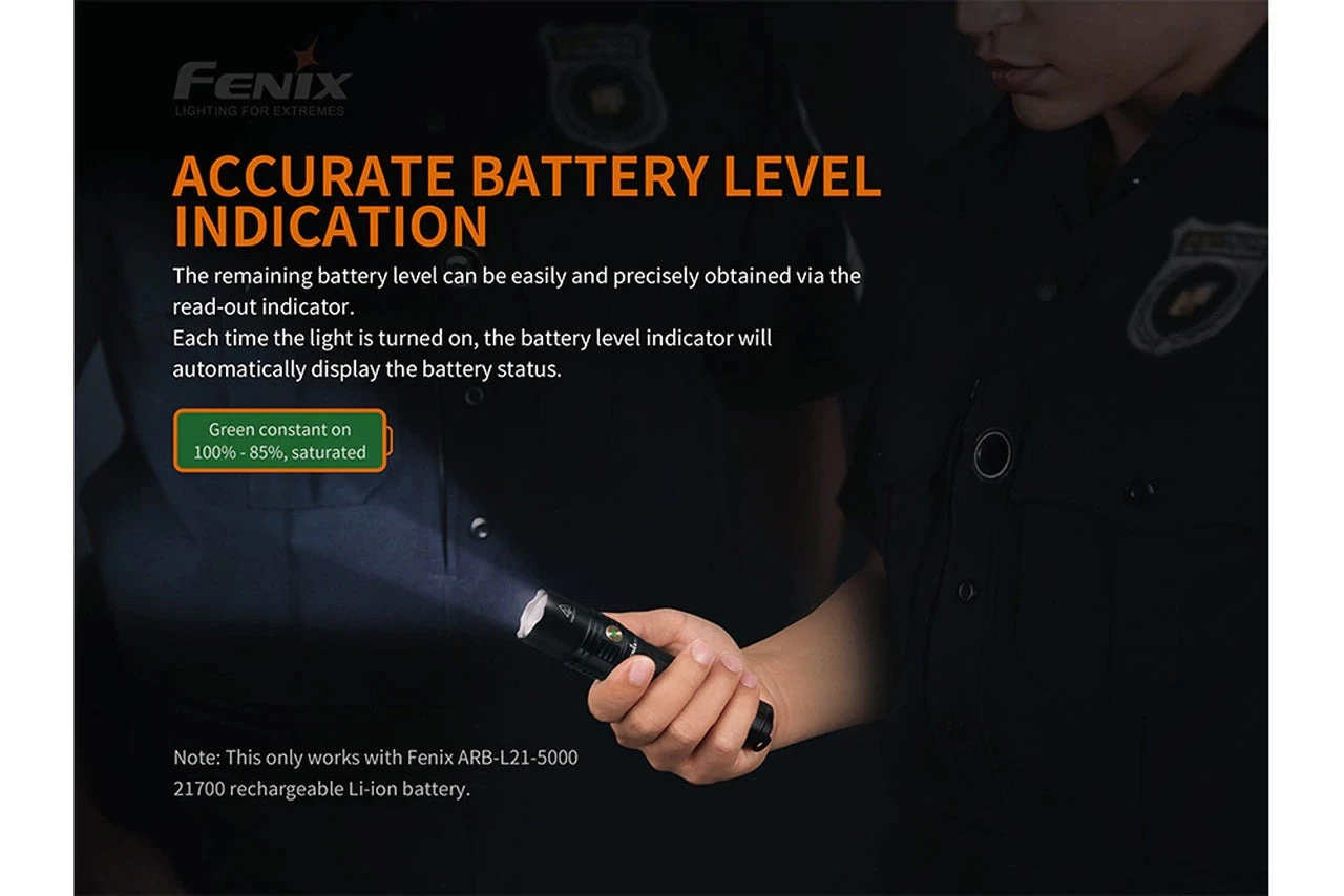 Fenix PD36R 1600 Lumens Rechargeable Flashlight 8 Fenix PD36R 1600 Lumens Rechargeable Flashlight - Image 8