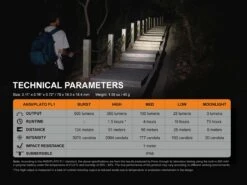 Fenix E09R 600 Lumens Rechargeable EDC Flashlight -Outdoor Sports Equipment Store Fenix E09R flashlight ansi