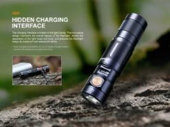 Fenix E09R 600 Lumens Rechargeable EDC Flashlight -Outdoor Sports Equipment Store Fenix E09R flashlight hidden port