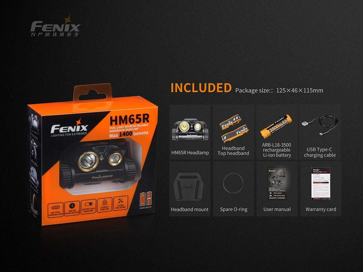 Fenix HM65R Rechargeable Headlamp 11 Fenix HM65R Rechargeable Headlamp - Image 11