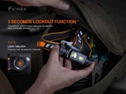 Fenix HM70R Rechargeable Headlamp -Outdoor Sports Equipment Store Fenix HM70R Headlamp lockout