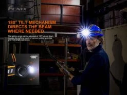 Fenix HM70R Rechargeable Headlamp -Outdoor Sports Equipment Store Fenix HM70R Headlamp tilt