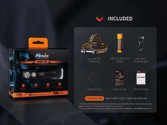 Fenix HM71R Rechargeable Headlamp 8 Fenix HM71R Rechargeable Headlamp - Image 8