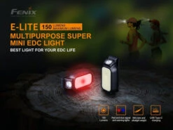 Fenix E-Lite 150 Lumens Multipurpose Mini Flashlight -Outdoor Sports Equipment Store Fenix E LITE E 01