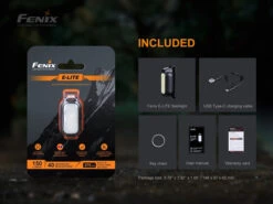 Fenix E-Lite 150 Lumens Multipurpose Mini Flashlight -Outdoor Sports Equipment Store Fenix E LITE E 11