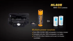 Fenix HL60R Headlamp -Outdoor Sports Equipment Store HL60R 7