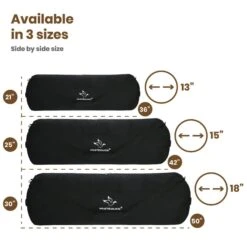 White Duck Hoplite Canvas Duffel Bag -Outdoor Sports Equipment Store HopliteBagSizeChart2.0 02.jpg Good2goco