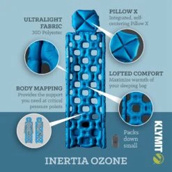 Klymit Inertia Ozone Sleeping Pad -Outdoor Sports Equipment Store Klymit Amazon Ozone CarouselImages v1 02 a7971ae9 f4d3 4db5 8c9f 7e83872b114c