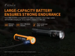 Fenix LD30 1600 Lumens Ultra-Compact Flashlight With Tail Switch -Outdoor Sports Equipment Store LD30battery included Graphics E 07