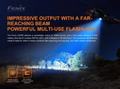 Fenix LR35R 10,000 Lumens Rechargeable Flashlight -Outdoor Sports Equipment Store LR35R E2
