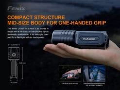 Fenix LR35R 10,000 Lumens Rechargeable Flashlight -Outdoor Sports Equipment Store LR35R E4