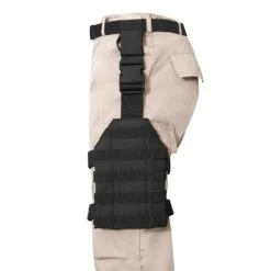 Rothco MOLLE Drop Leg Panel -Outdoor Sports Equipment Store MOLLE drop leg panel black 1 Good2GoCo