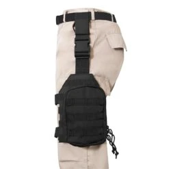 Rothco MOLLE Drop Leg Panel -Outdoor Sports Equipment Store MOLLE drop leg panel black 5 Good2GoCo