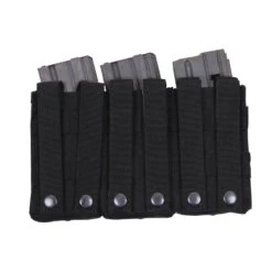 Rothco MOLLE Open Top Triple Mag Pouch -Outdoor Sports Equipment Store MOLLE open top tripple mag pouch black 2 Good2GoCo