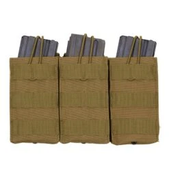 Rothco MOLLE Open Top Triple Mag Pouch -Outdoor Sports Equipment Store MOLLE open top tripple mag pouch coyote brown 1 Good2GoCo
