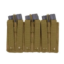 Rothco MOLLE Open Top Triple Mag Pouch -Outdoor Sports Equipment Store MOLLE open top tripple mag pouch coyote brown 2 Good2GoCo