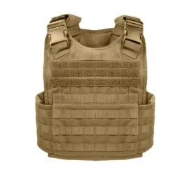 Rothco MOLLE Plate Carrier Vest -Outdoor Sports Equipment Store MOLLE plate carrier vest coyote brown 2 Good2GoCo