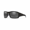 Wiley X Twisted Sunglasses - Matte Black Frame With Captivate Polarized Grey Lenses