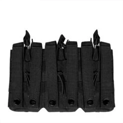 Rothco MOLLE Open Top Six Rifle Mag Pouch -Outdoor Sports Equipment Store Molle open top six rifle mag pouch black 4 Good2GoCo
