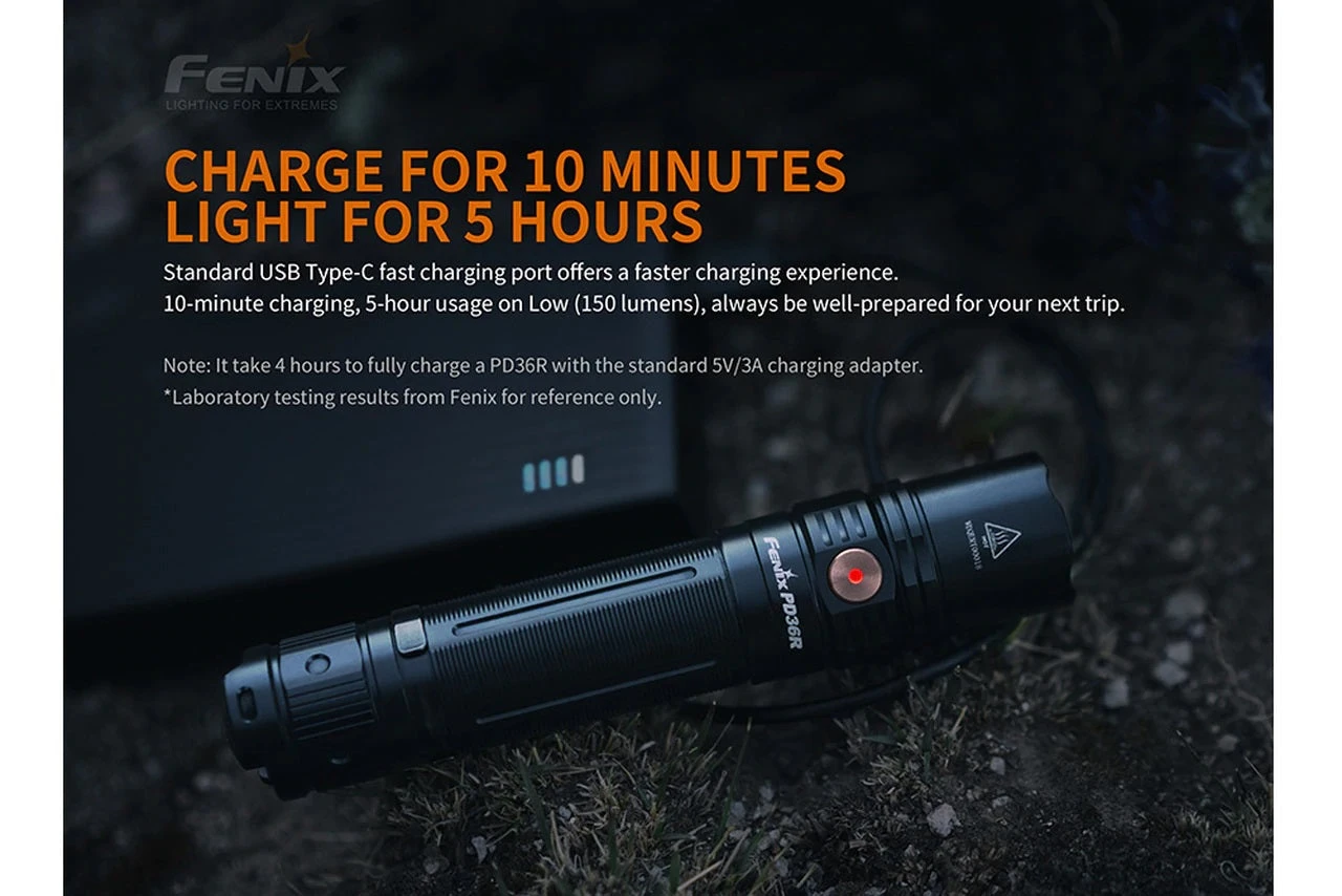 Fenix PD36R 1600 Lumens Rechargeable Flashlight 11 Fenix PD36R 1600 Lumens Rechargeable Flashlight - Image 11