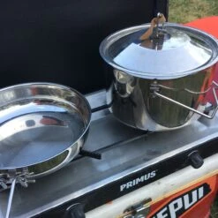 Primus Campfire Cookset S/S - Large -Outdoor Sports Equipment Store P738001 CampfireCooksetL Tepui ClimbCoast2Coast 9638 2019