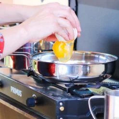 Primus CampFire Frying Pan S/S -Outdoor Sports Equipment Store P738003 CampFireFryingPan21 CrayonsAndCairns TepuiEA 1131 2019