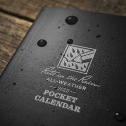 Rite In The Rain Weatherproof Black 2023 Pocket Calendar- 3.5in X 5.5in