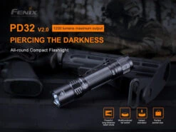Fenix PD32 V2.0 1200 Lumen Flashlight -Outdoor Sports Equipment Store PD32 V2.0 E 01