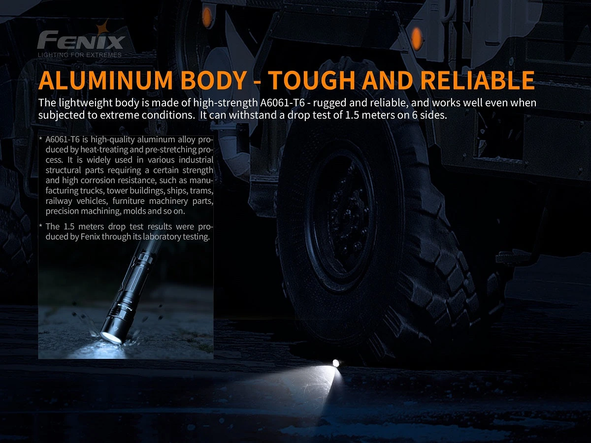 Fenix PD40R V2.0 3000 Lumens Rechargeable Flashlight 6 Fenix PD40R V2.0 3000 Lumens Rechargeable Flashlight - Image 6