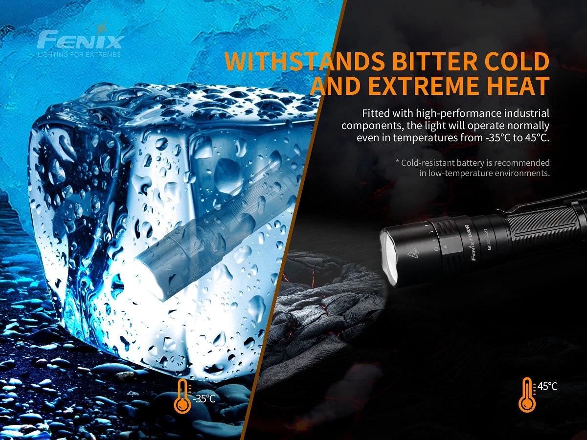 Fenix PD40R V2.0 3000 Lumens Rechargeable Flashlight 5 Fenix PD40R V2.0 3000 Lumens Rechargeable Flashlight - Image 5